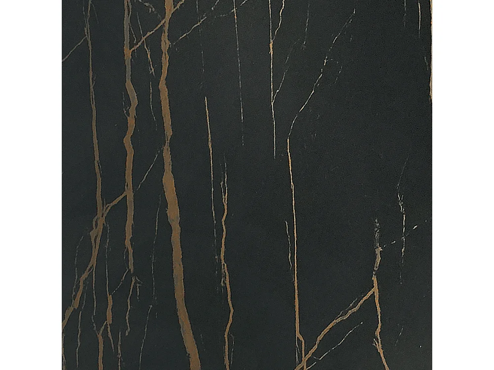 Tavolo da pranzo allungabile in ceramica su vetro effetto marmo portoro Cruise 200-280x100 cm fino a 10 posti | Duzzle