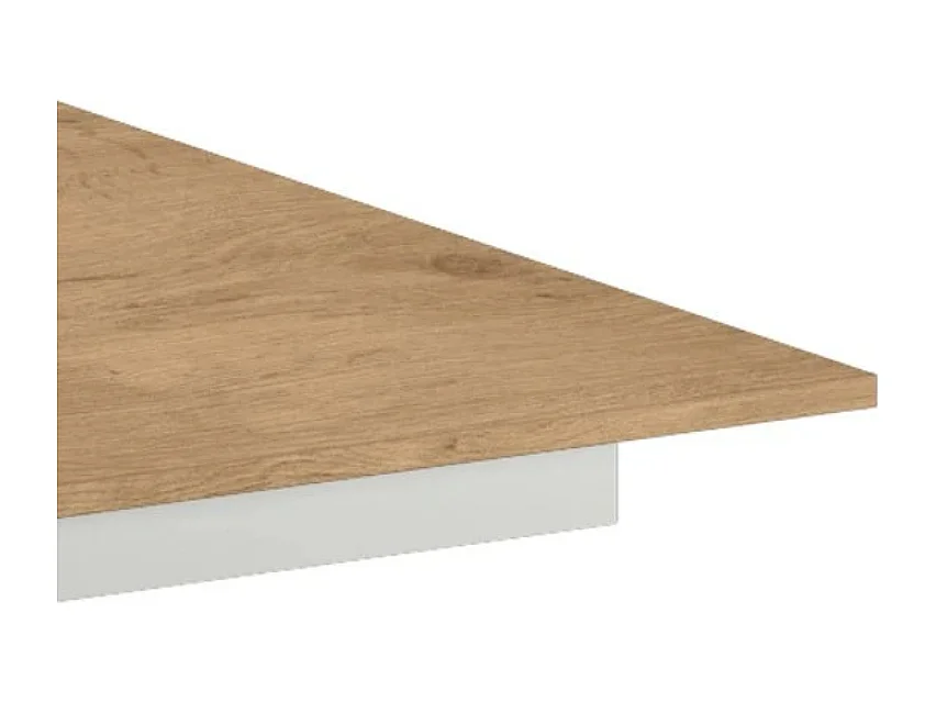 Tavolo da pranzo allungabile effetto rovere naturale naturale Pluto 140-190x90 cm fino a 8 posti Made in Italy | Duzzle