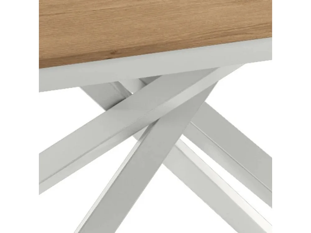 Tavolo da pranzo allungabile effetto rovere naturale naturale Pluto 140-190x90 cm fino a 8 posti Made in Italy | Duzzle