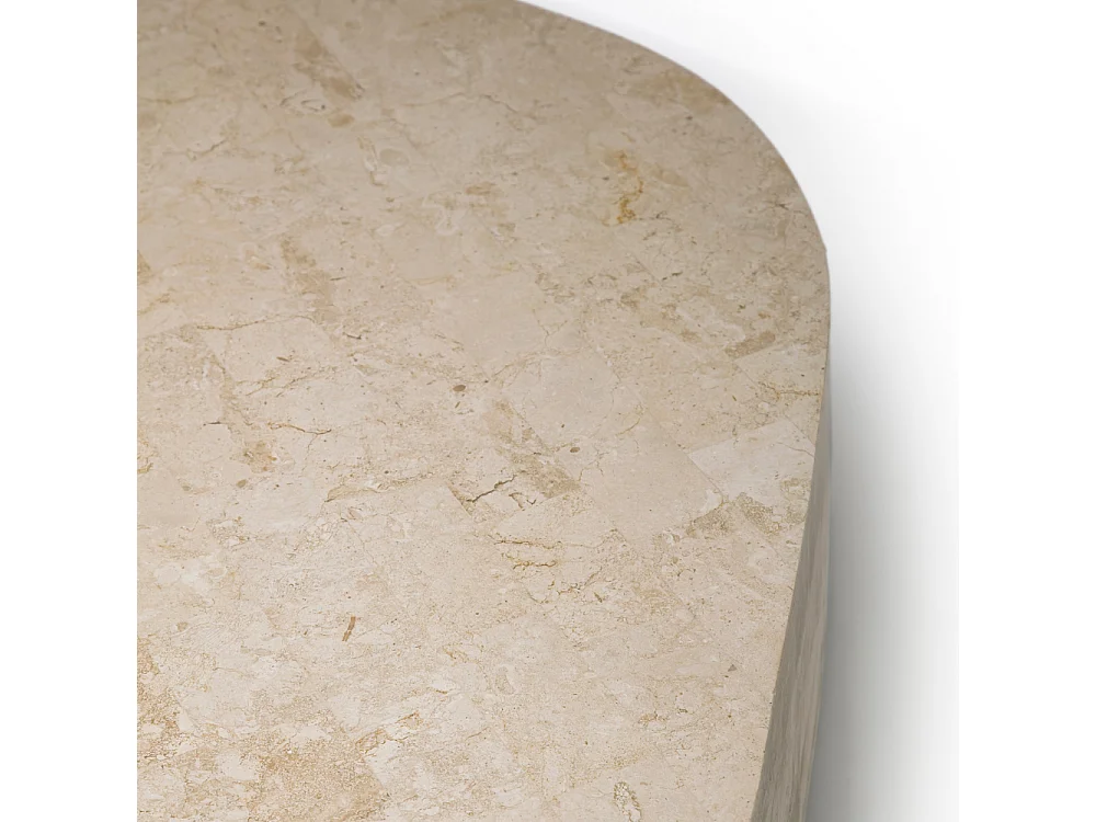 Lyra, Tavolino da salotto Beige (52cm X 100cm H. 28cm)| Duzzle