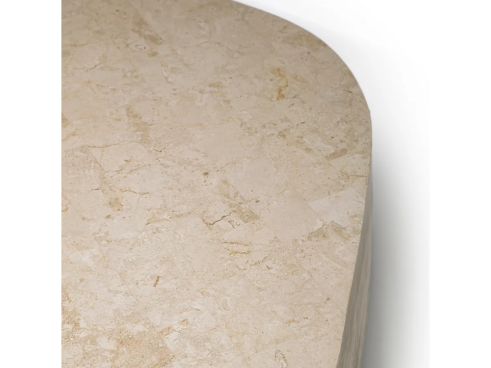 Lyra, Tavolino da salotto Beige (52cm X 100cm H. 28cm)| Duzzle