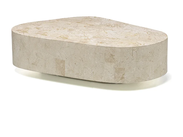 Lyra, Tavolino da salotto Beige (52cm X 100cm H. 28cm)