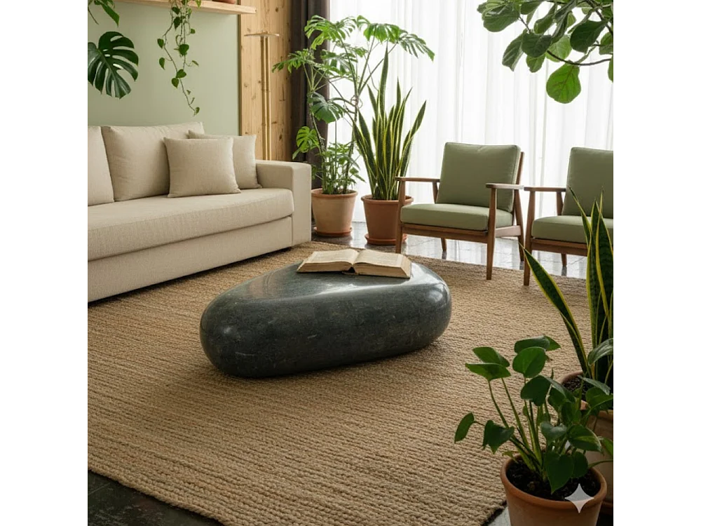 Petrus, Tavolino da salotto Grigio (123cm X 74cm H. 27cm)