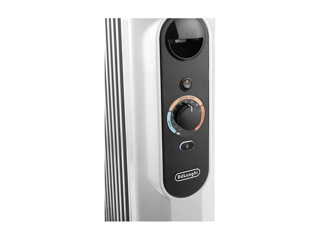 Radiateur bain d'huile - DELONGHI - 1500 W - Jusqu'a 45 m2 - Mobile - Fonction anti-gel - Gris