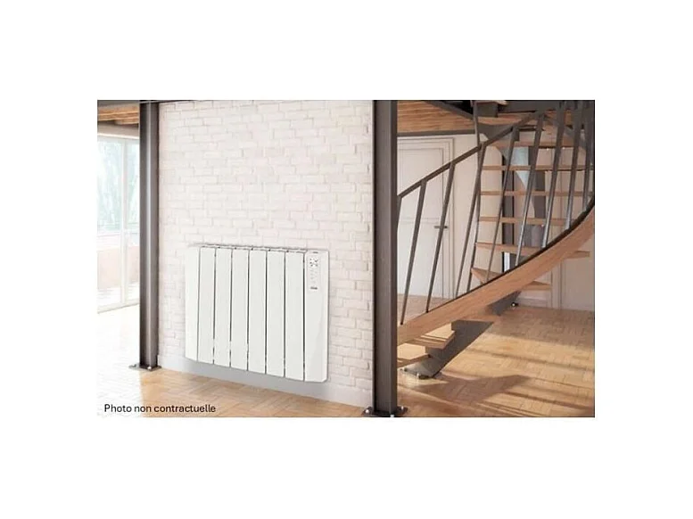 Radiateur électrique - Fluide caloporteur - 750 W - Ferroli - Néo connecté - Horizontal - Blanc