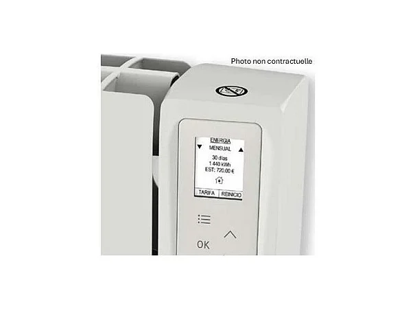 Radiateur électrique - Fluide caloporteur - 750 W - Ferroli - Néo connecté - Horizontal - Blanc