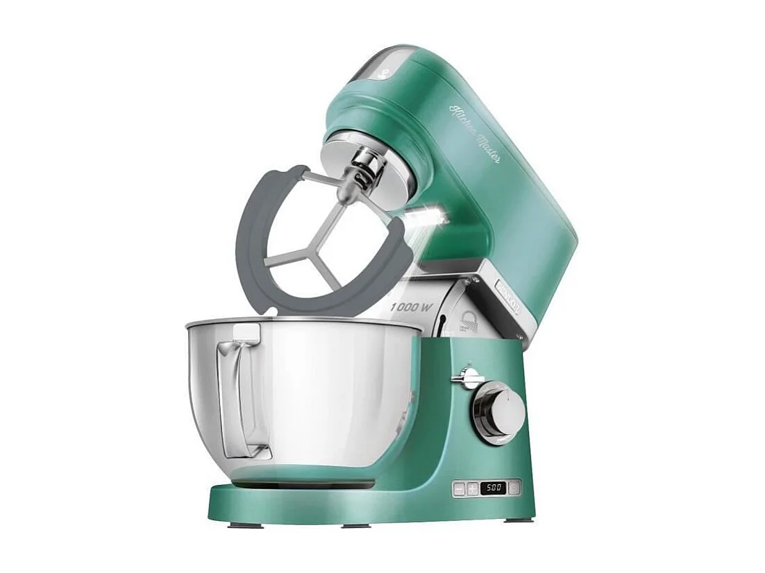 Robot da Cucina Sencor STM 7871GR - Potente Motore da 1000W, Ciotola in Acciaio Inox da 4,5L, Frullatore Tritan da 1,5L, Tritacarne, Accessori Completi