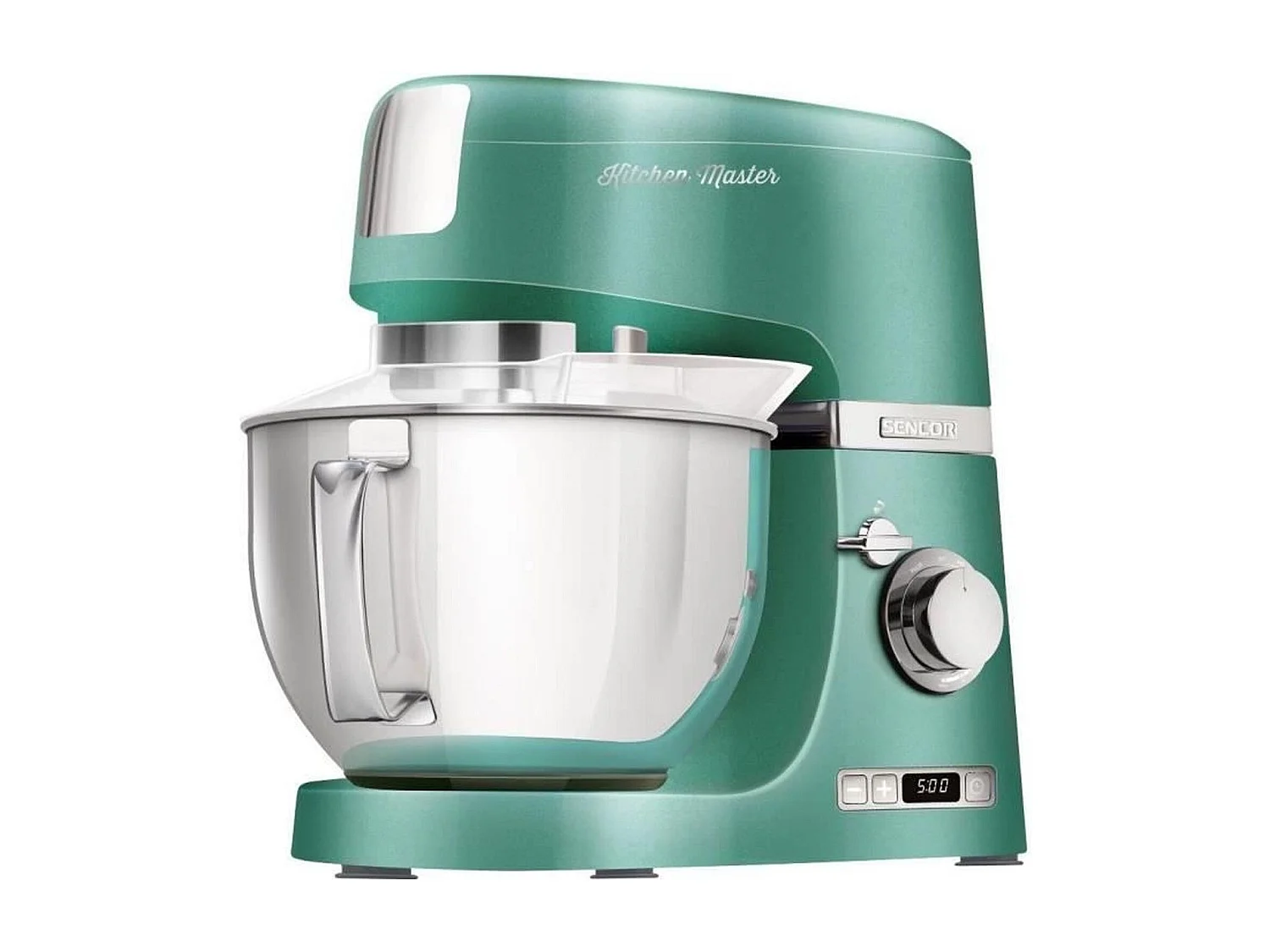 Robot da Cucina Sencor STM 7871GR - Potente Motore da 1000W, Ciotola in Acciaio Inox da 4,5L, Frullatore Tritan da 1,5L, Tritacarne, Accessori Completi