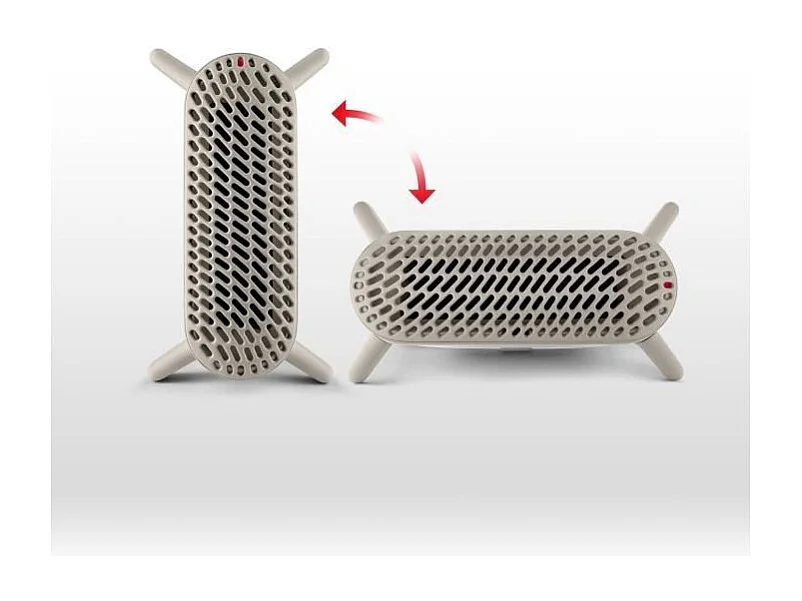 Radiateur soufflant - DELONGHI - Métal - 2000 W max - Position verticale et horizontale - Silencieux (43 dB)