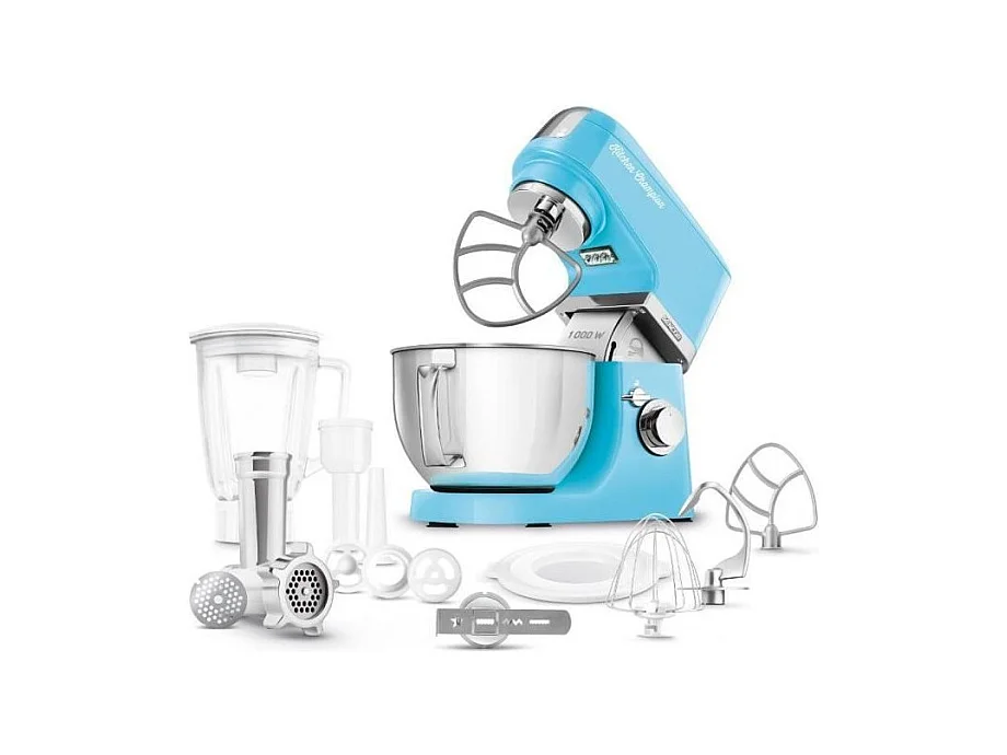 Multifunctionele Keukenrobot Sencor STM 6352BL 1000W - Efficiënt Kneden - Kom 4,5L - 3 Accessoires - Snelheidsregeling