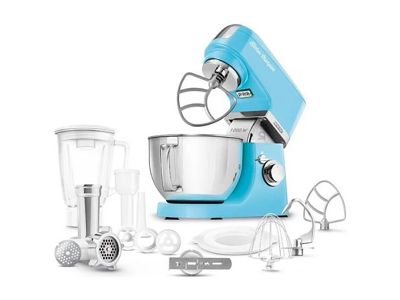 Multifunctionele Keukenrobot Sencor STM 6352BL 1000W - Efficiënt Kneden - Kom 4,5L - 3 Accessoires - Snelheidsregeling