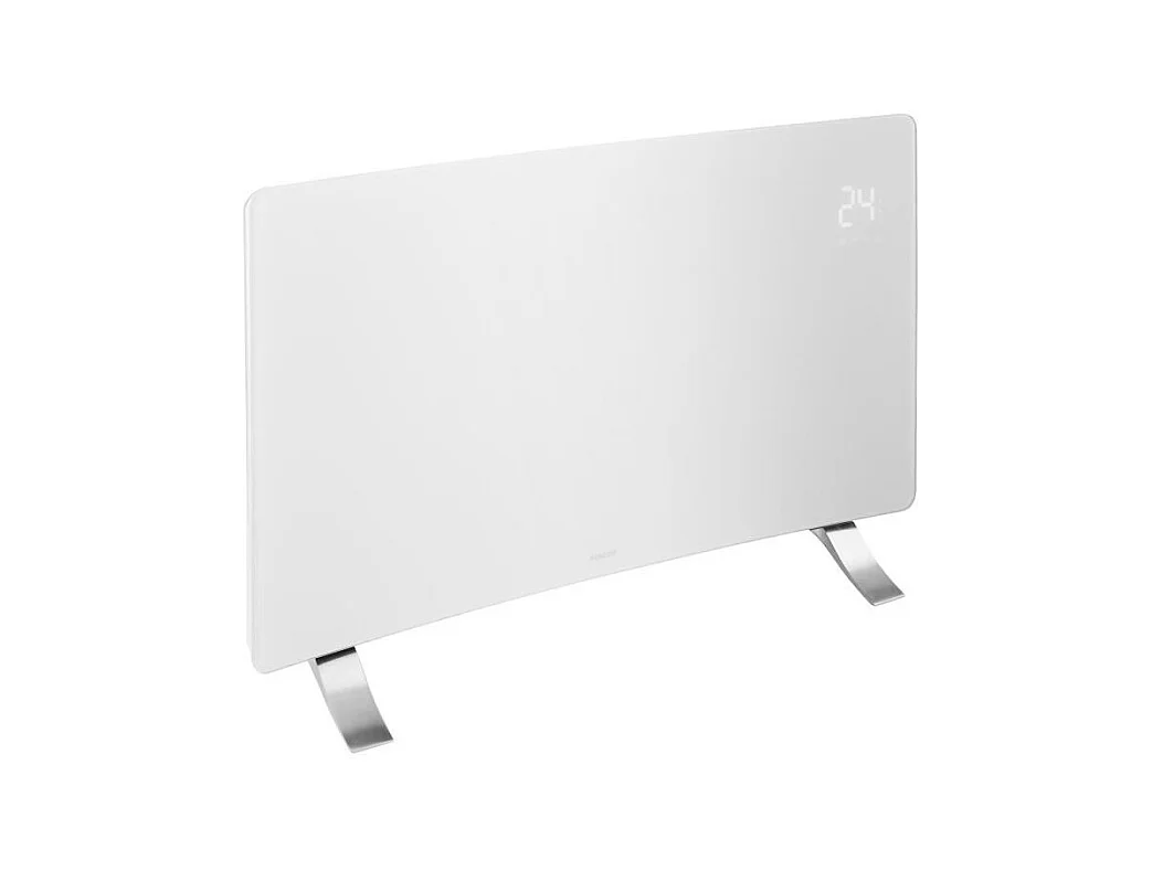 Radiateur intelligent Wi-Fi en verre - SENCOR - SCF 4740WH - 2400 W - 2 niveaux - Thermostat - Blanc