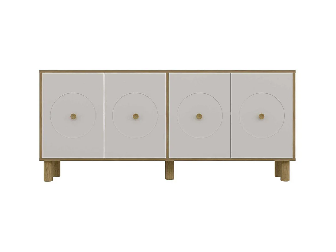 Buffet 4 portes en aggloméré Deren Bohem