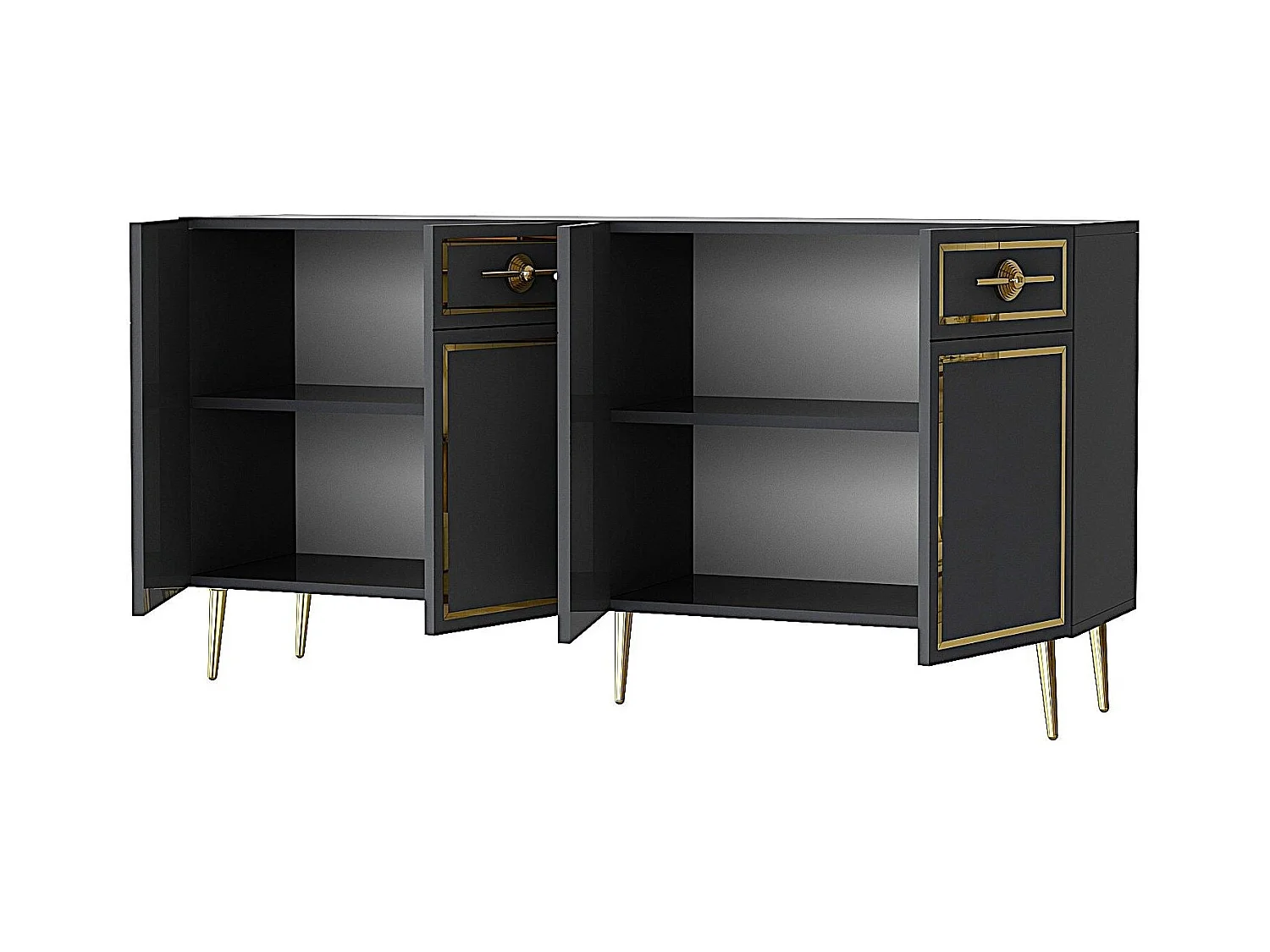 Buffet en aggloméré 4 portes Belly