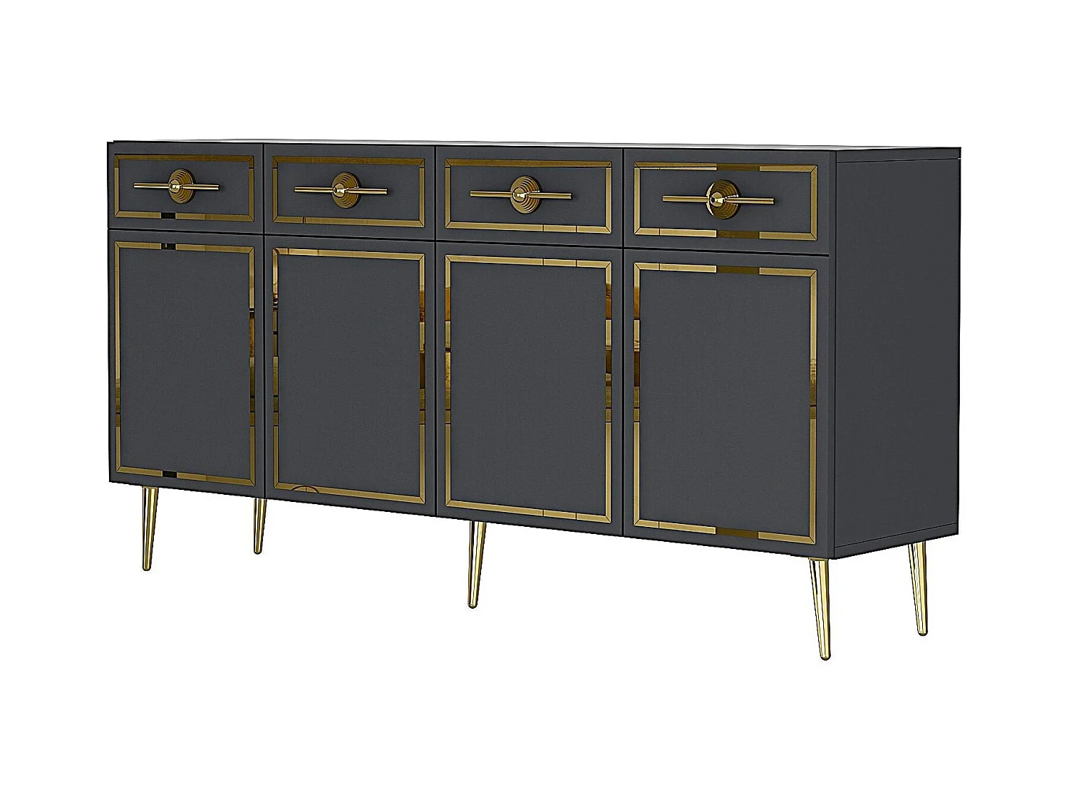 Buffet en aggloméré 4 portes Belly