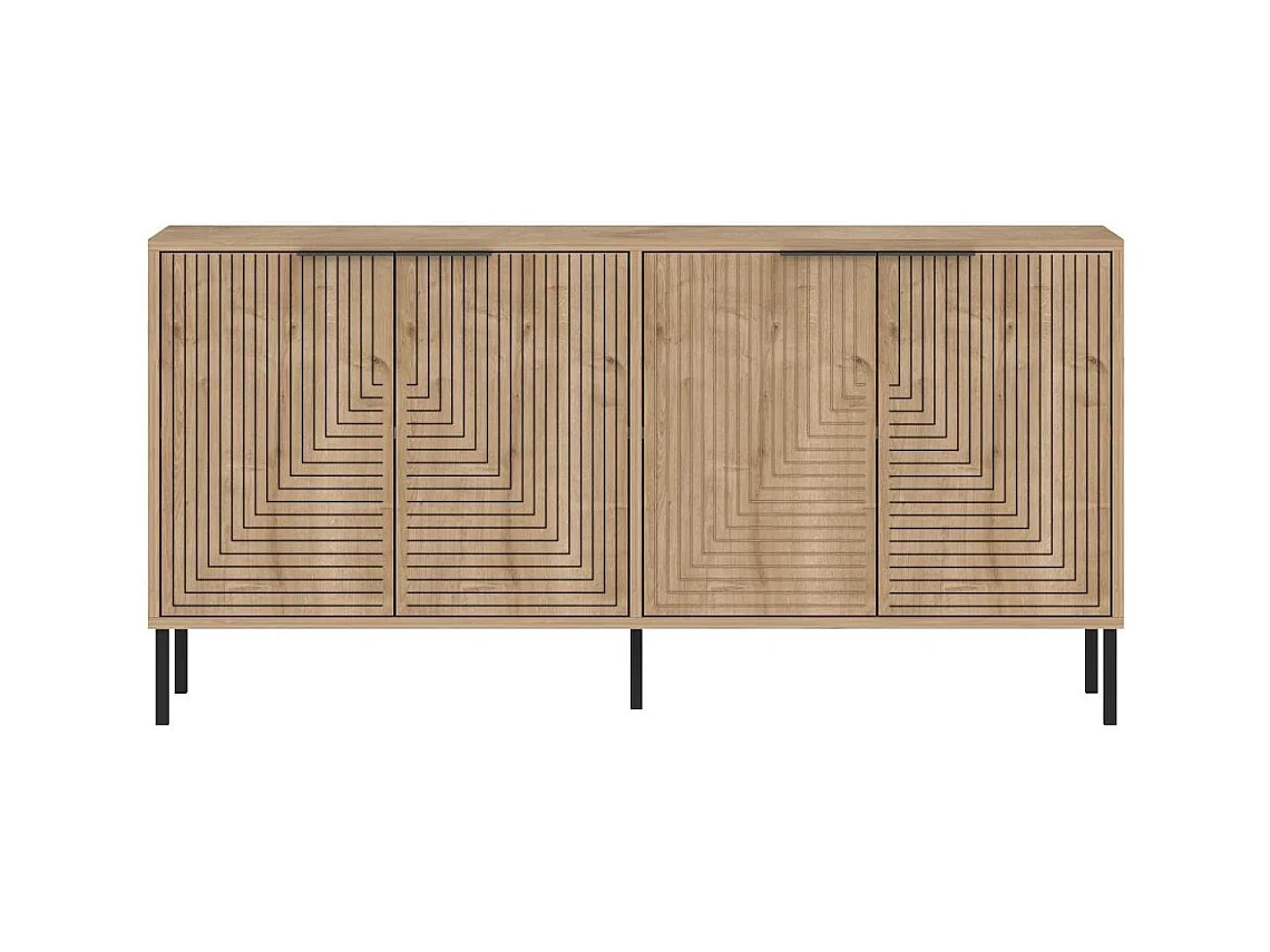 Buffet 4 portes en aggloméré Lurea