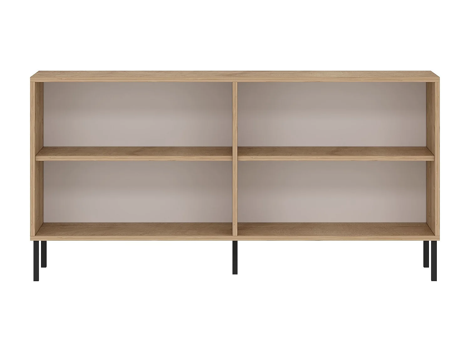 Aparador – 150cm x 75cm x 36cm – Carvalho Safira – Aglomerado