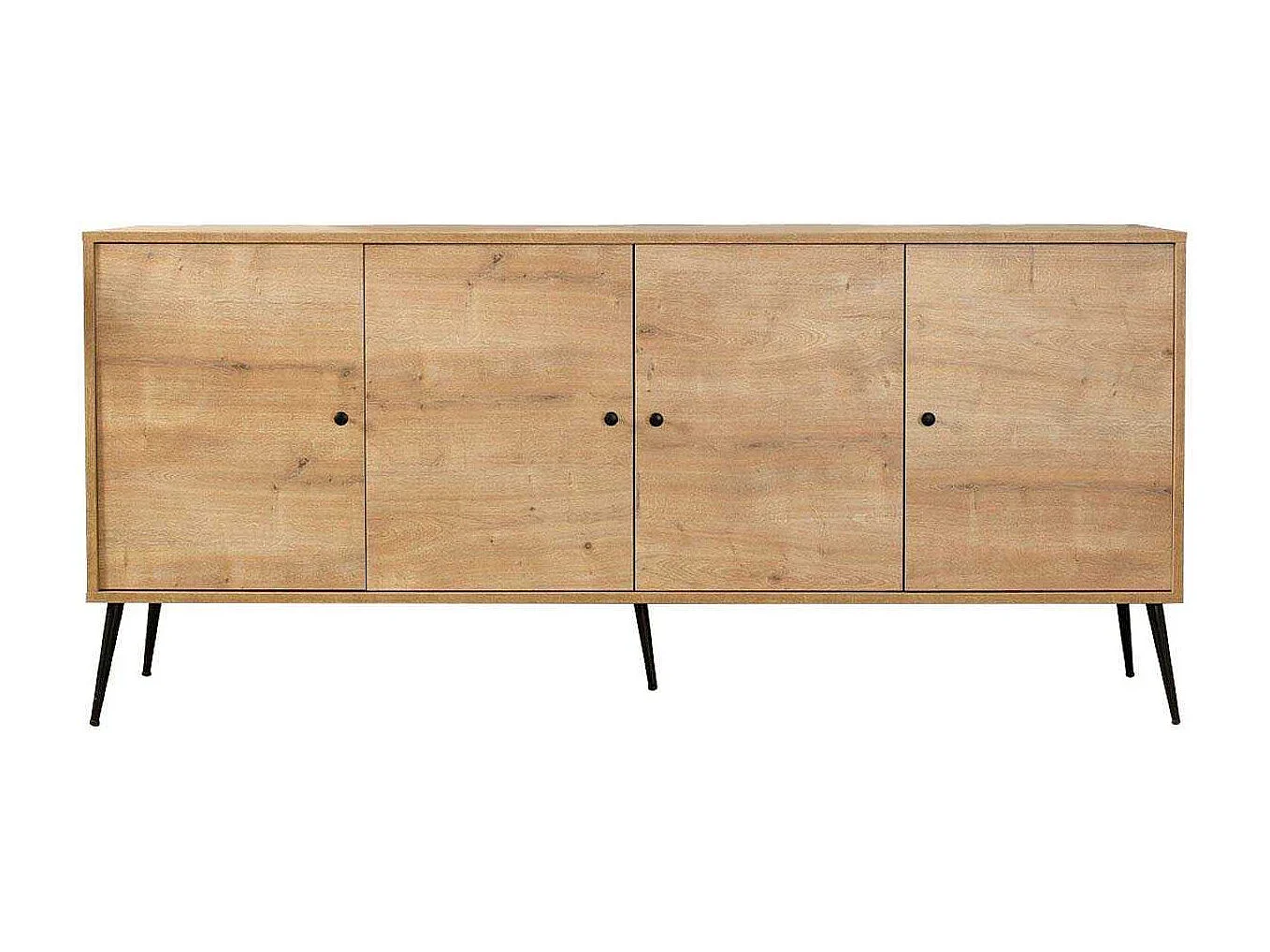 Aparador de Carvalho – 80 cm x 180 cm x 41 cm – Carvalho – Aglomerado e MDF