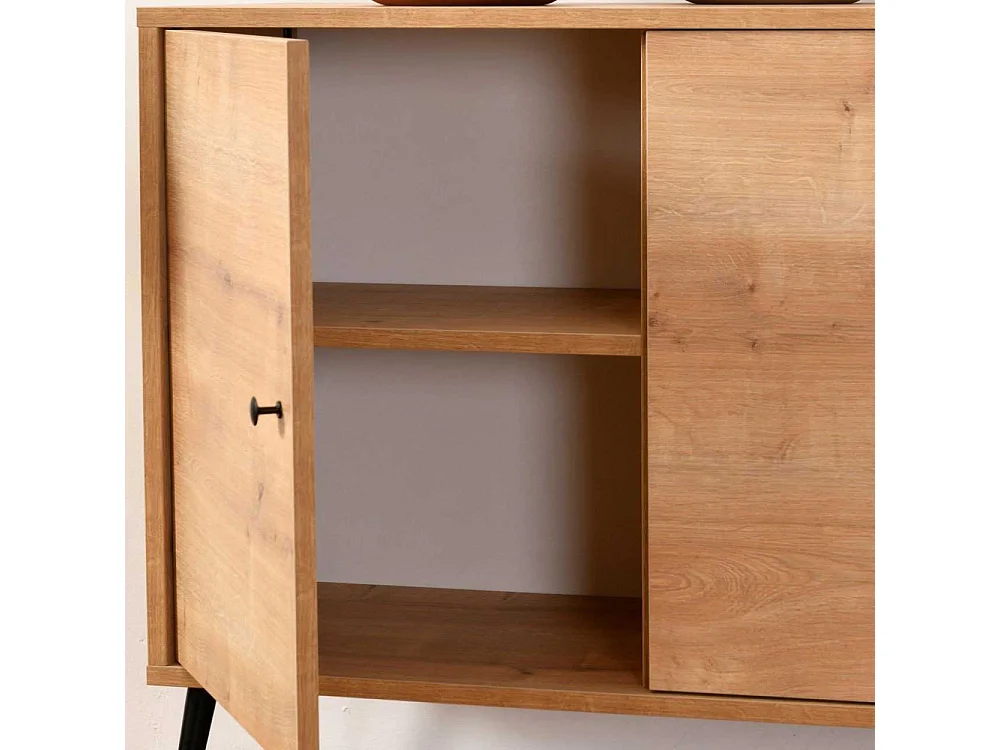 Aparador de Carvalho – 80 cm x 180 cm x 41 cm – Carvalho – Aglomerado e MDF