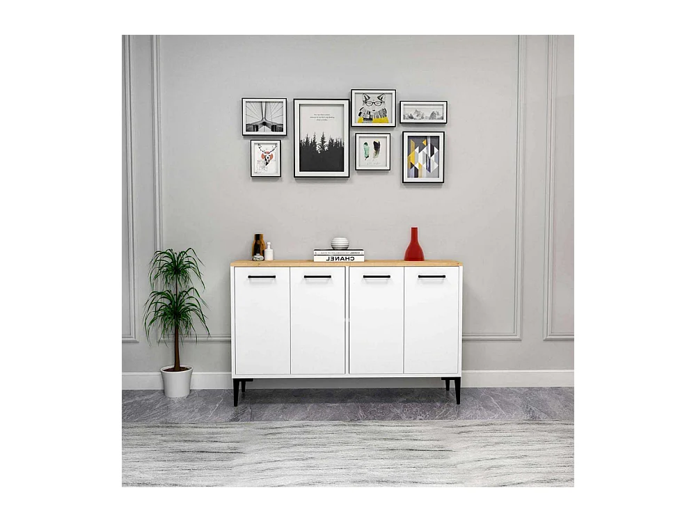 Buffet 4 portes en aggloméré Frezya