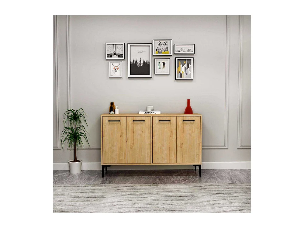 Buffet 4 portes en aggloméré Frezya