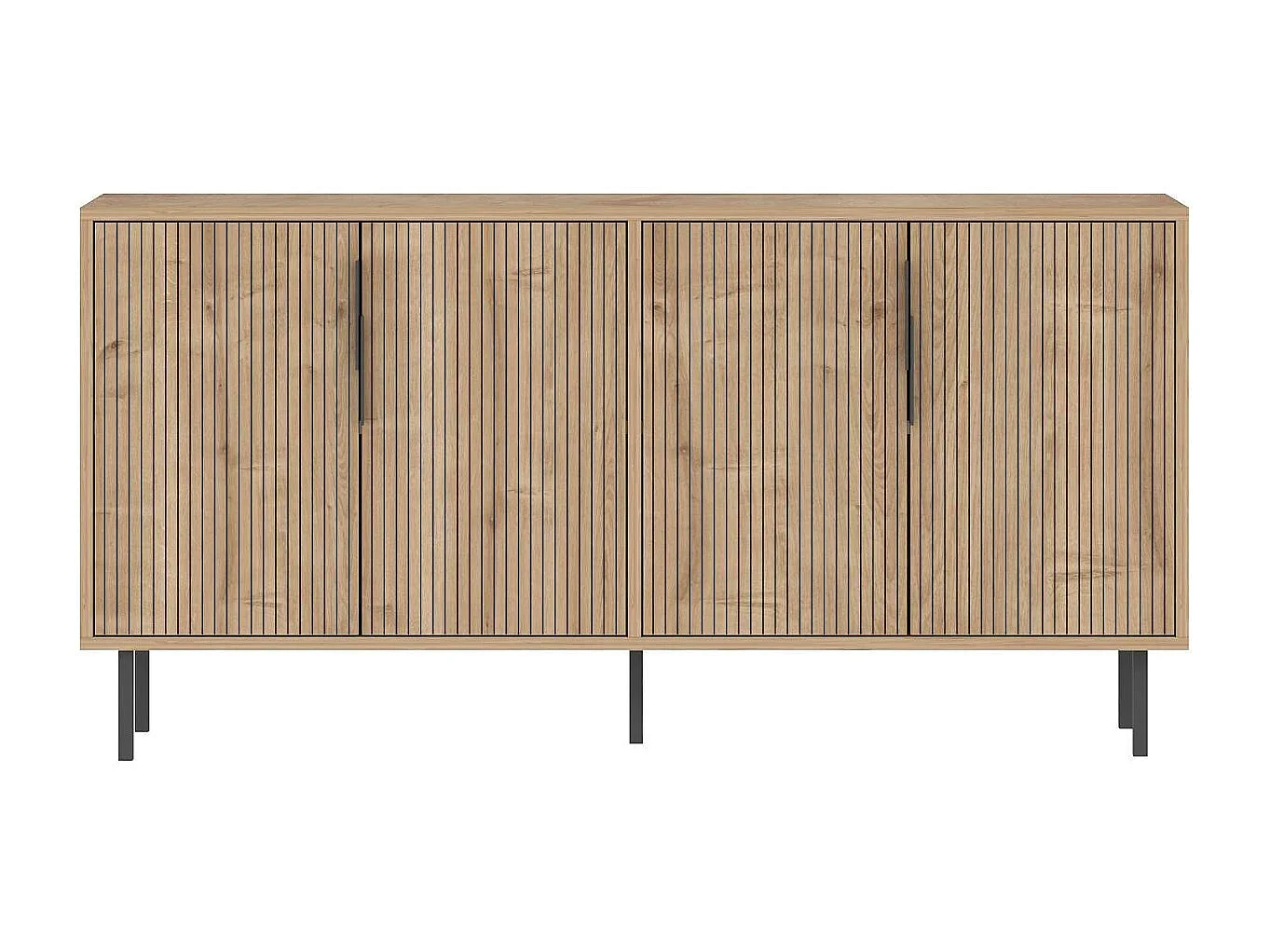 Aparador em Aglomerado – 150 cm x 75 cm x 36 cm – Carvalho Safira