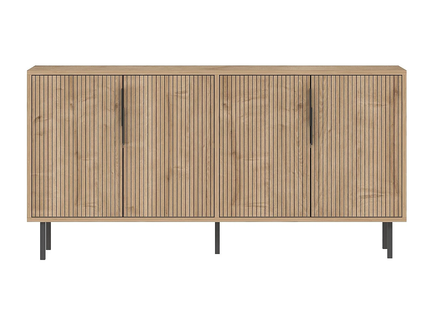 Aparador em Aglomerado – 150 cm x 75 cm x 36 cm – Carvalho Safira