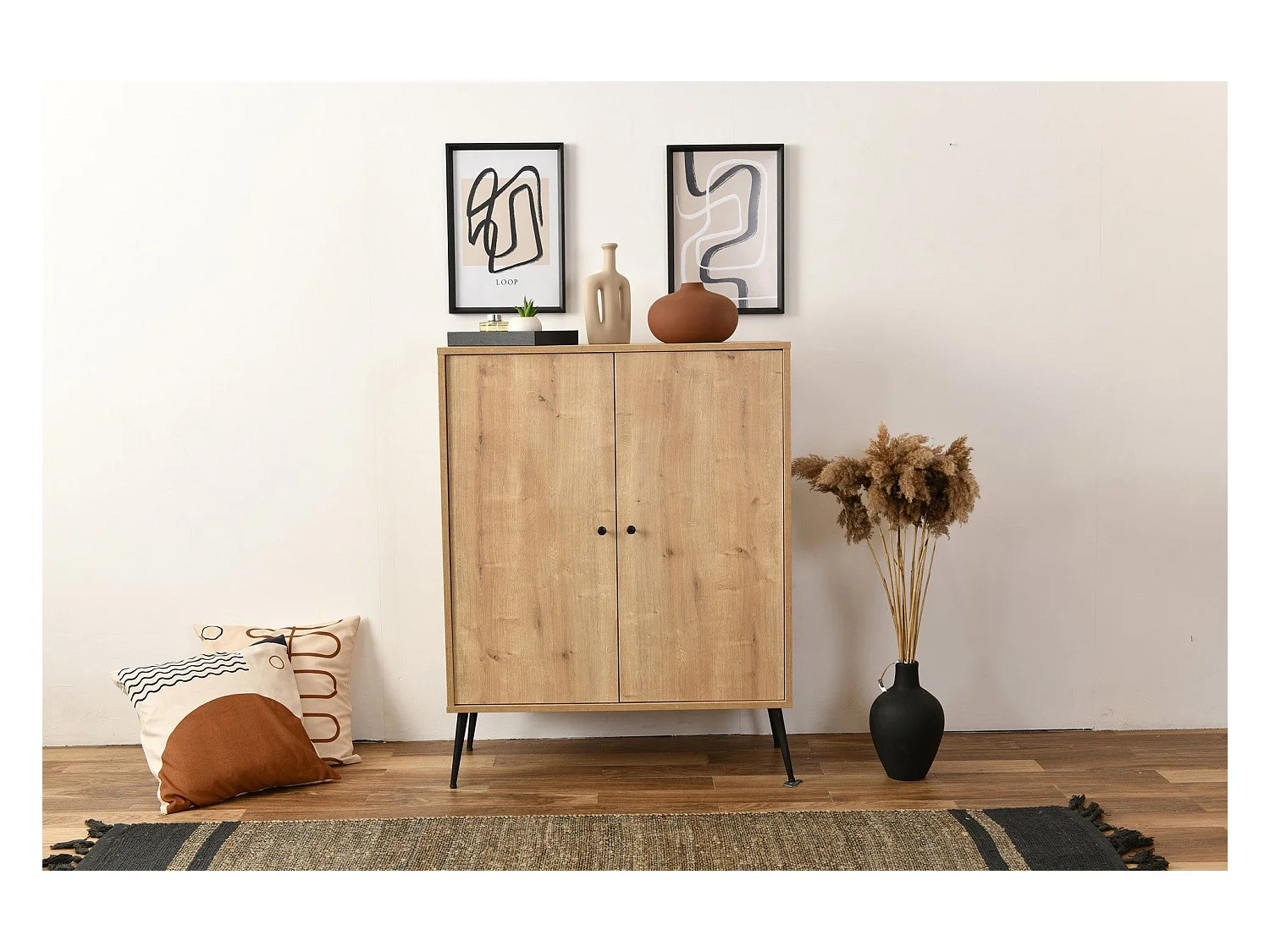 Buffet en aggloméré Calvin 2 portes