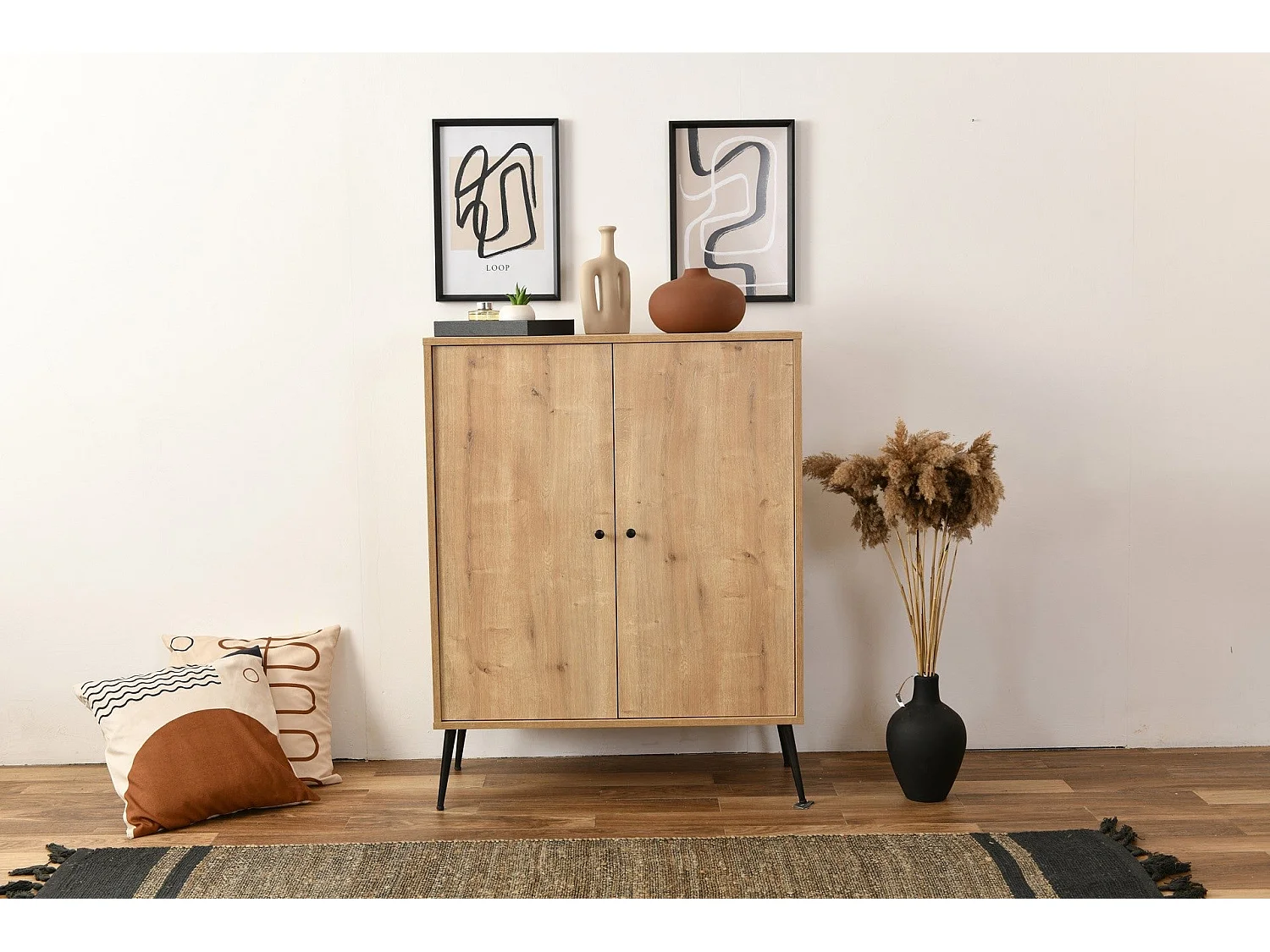 Buffet en aggloméré Calvin 2 portes