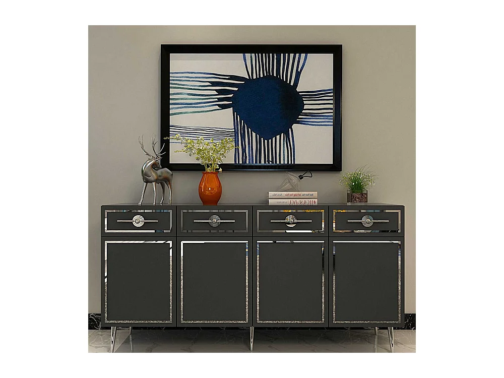 Buffet en aggloméré 4 portes Belly