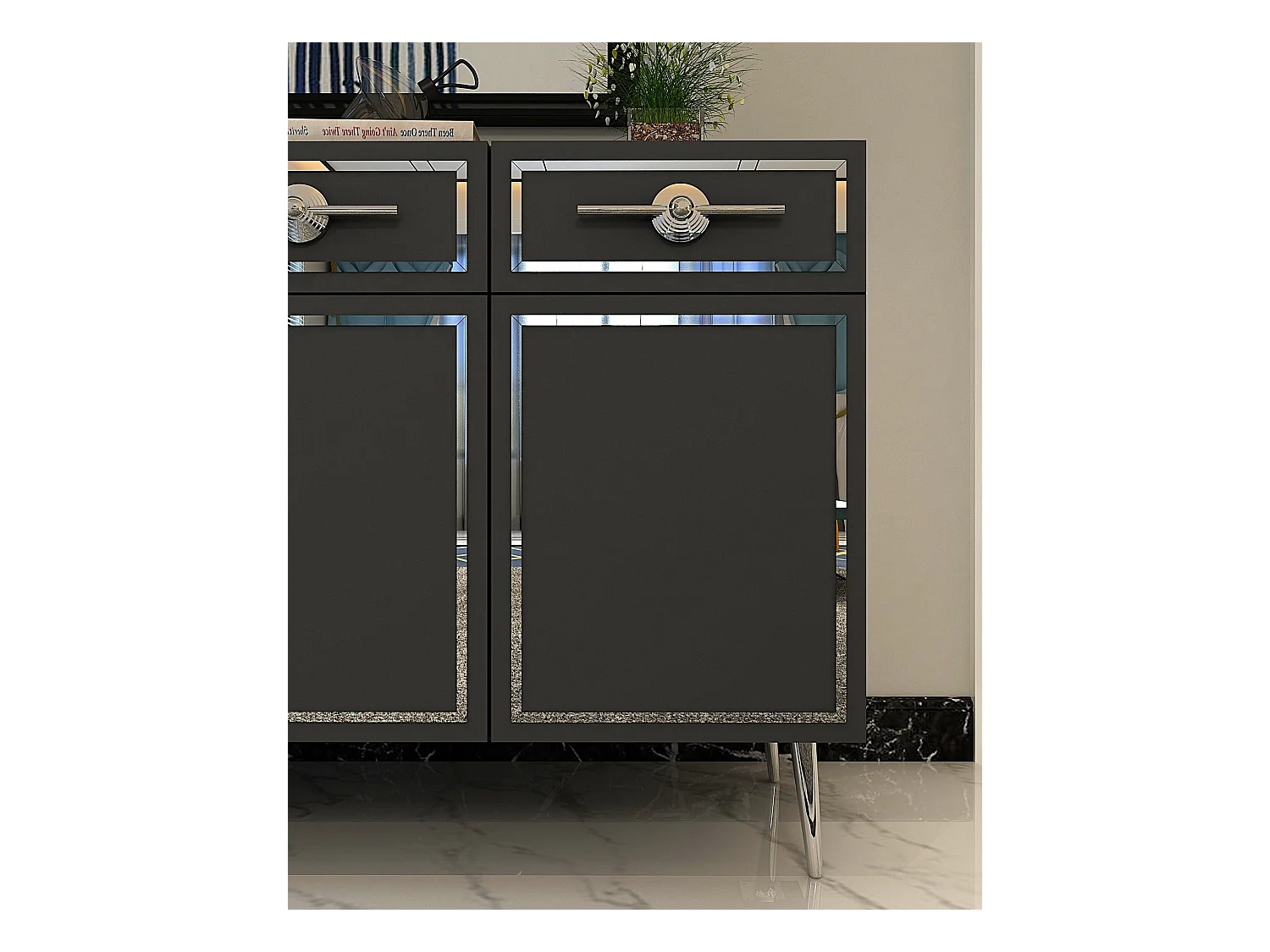 Buffet en aggloméré 4 portes Belly