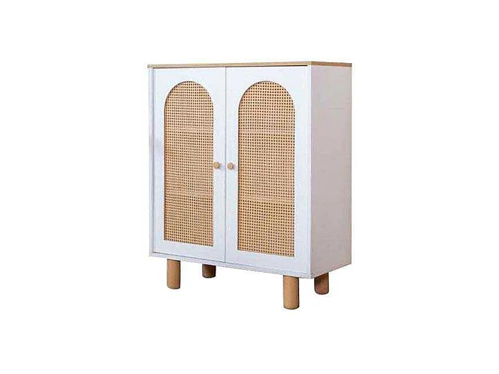 Buffet 2 portes en aggloméré Bohem Bas : 90 x 41 x 105 cm