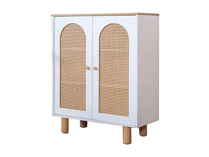 Buffet 2 portes en aggloméré Bohem Bas : 90 x 41 x 105 cm