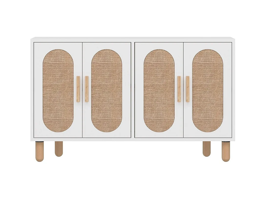 Buffet 4 portes tissu en jute VERA