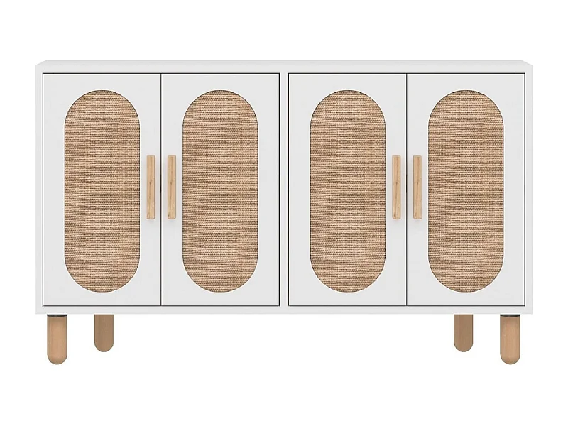 Buffet 4 portes tissu en jute VERA