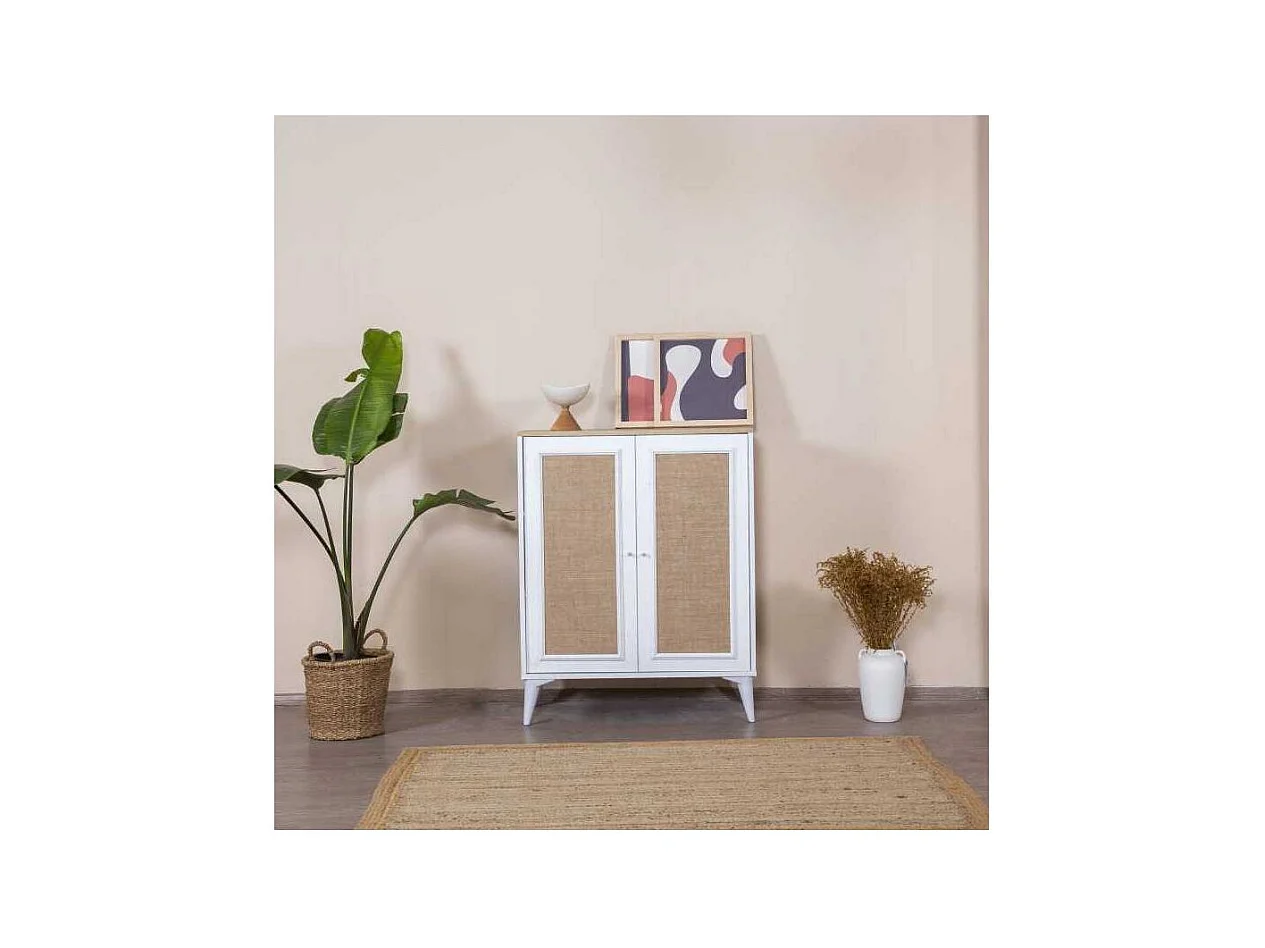 Buffet en aggloméré 2 portes Mount Bas : 90 x 41 x 105 cm