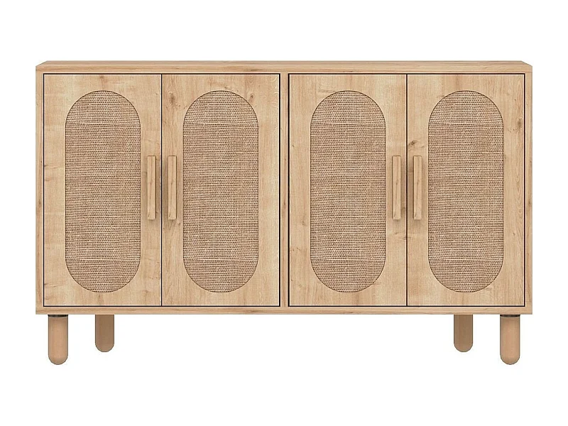 Buffet 4 portes tissu en jute VERA
