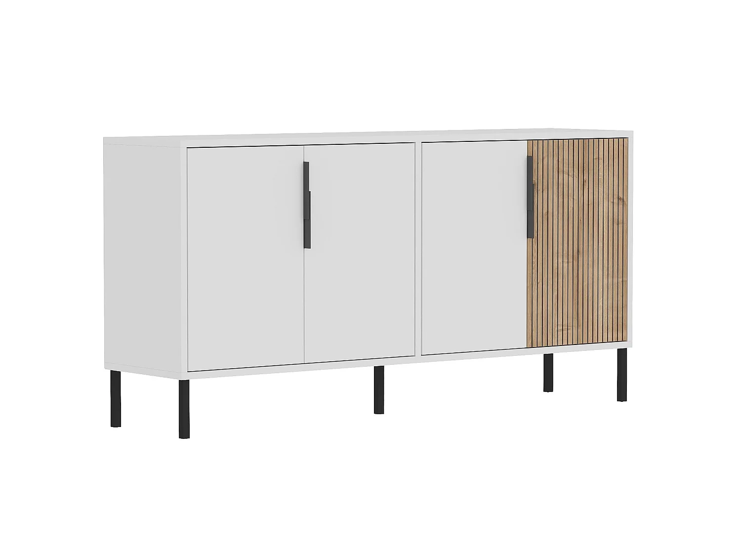 Buffet 4 portes en aggloméré Callia