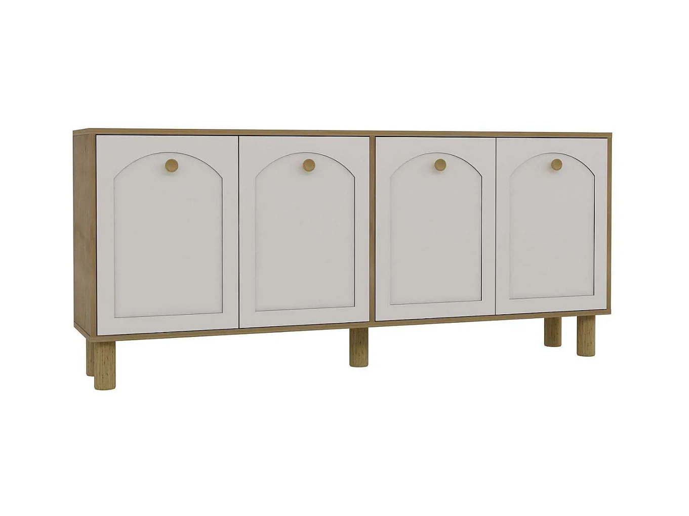 Buffet 4 portes en aggloméré Simple Bohem