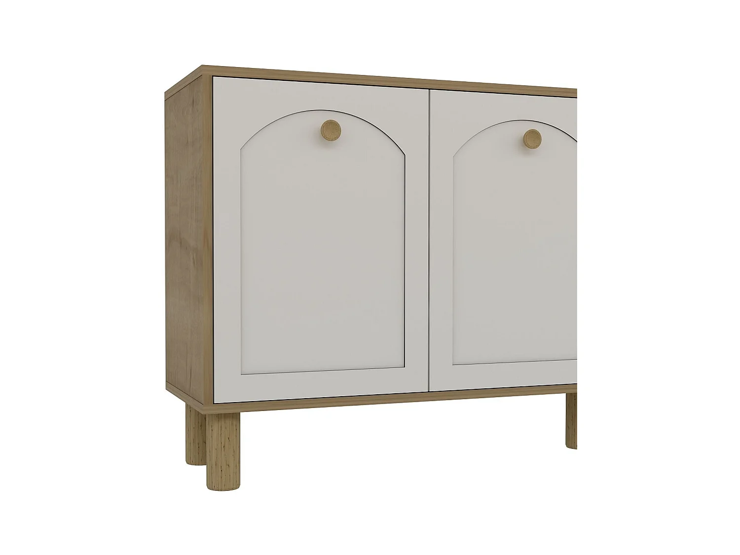 Buffet 4 portes en aggloméré Simple Bohem