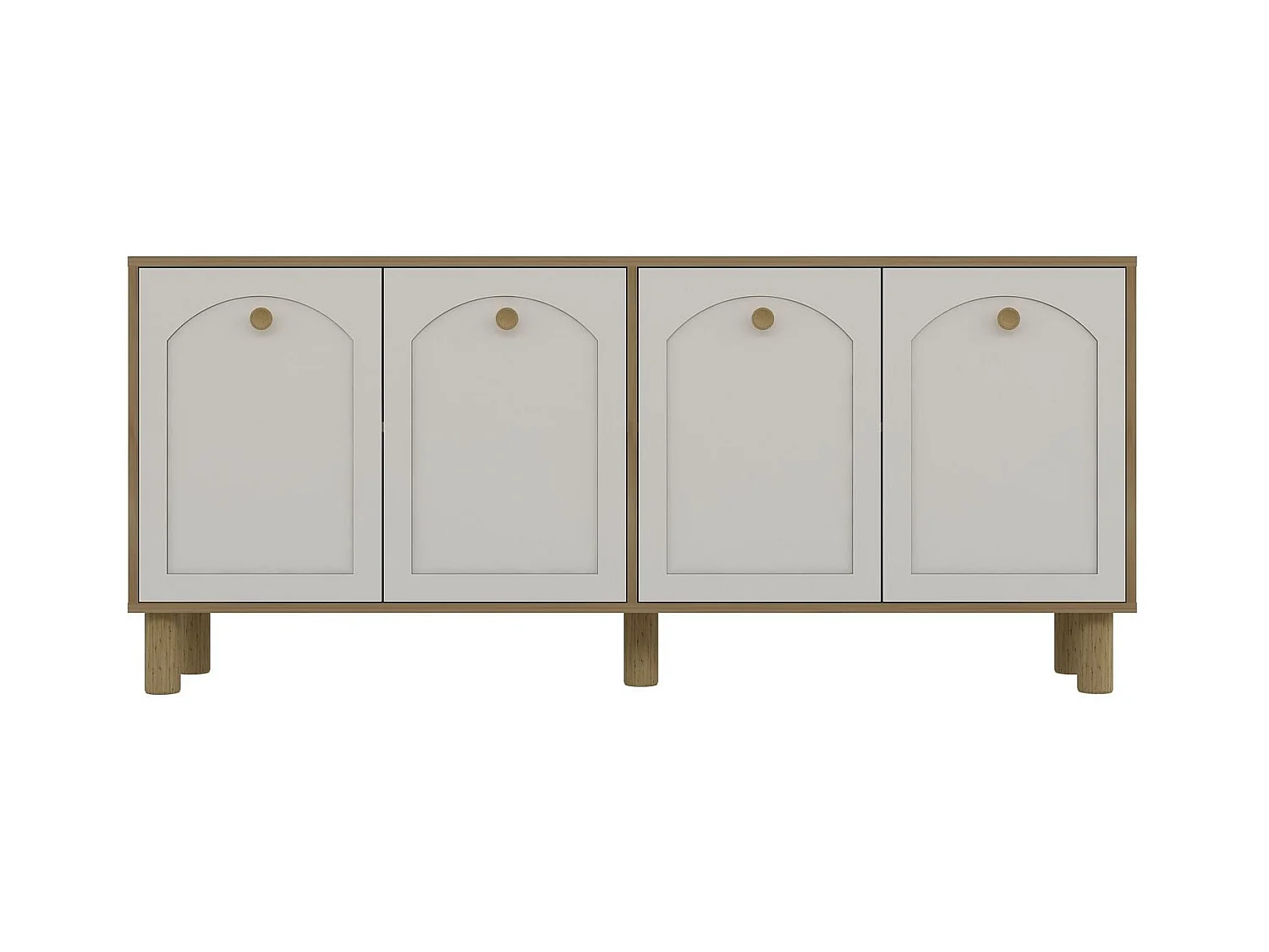 Buffet 4 portes en aggloméré Simple Bohem