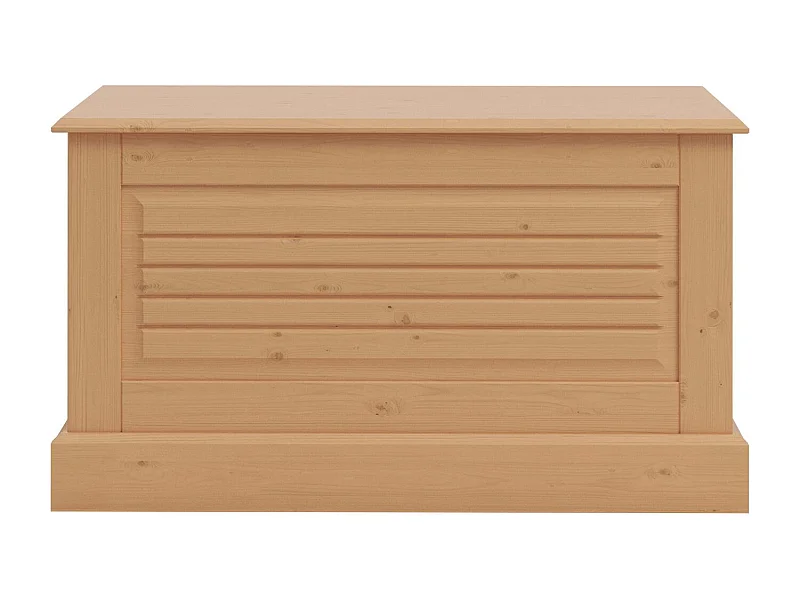 Mille | Coffre avec porte à rabat en nature pin