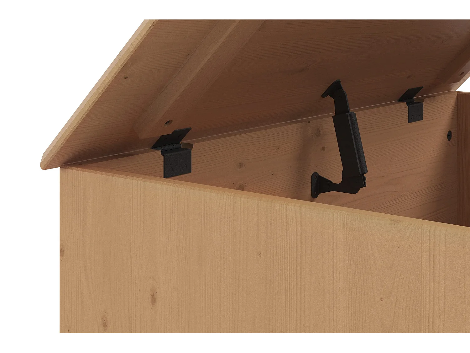 Mille-Boomstam met klepdeur in grenen natuur