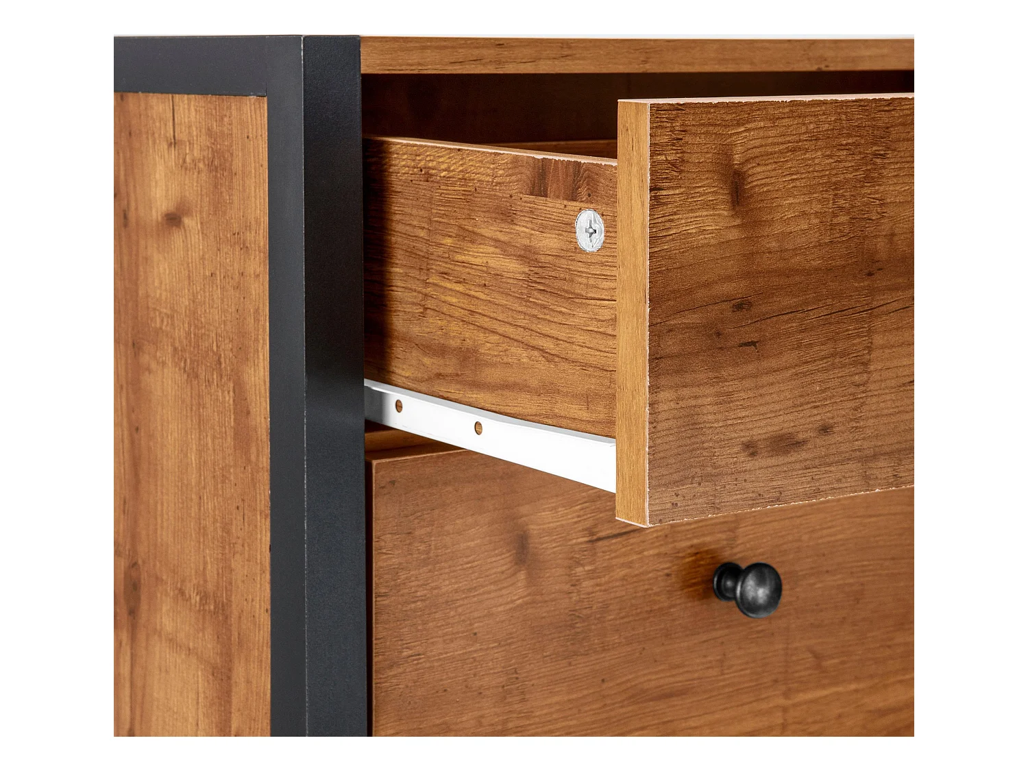 Chris | Schoenenkast met 2 klapdeuren en 1 lade in partical Board Nature