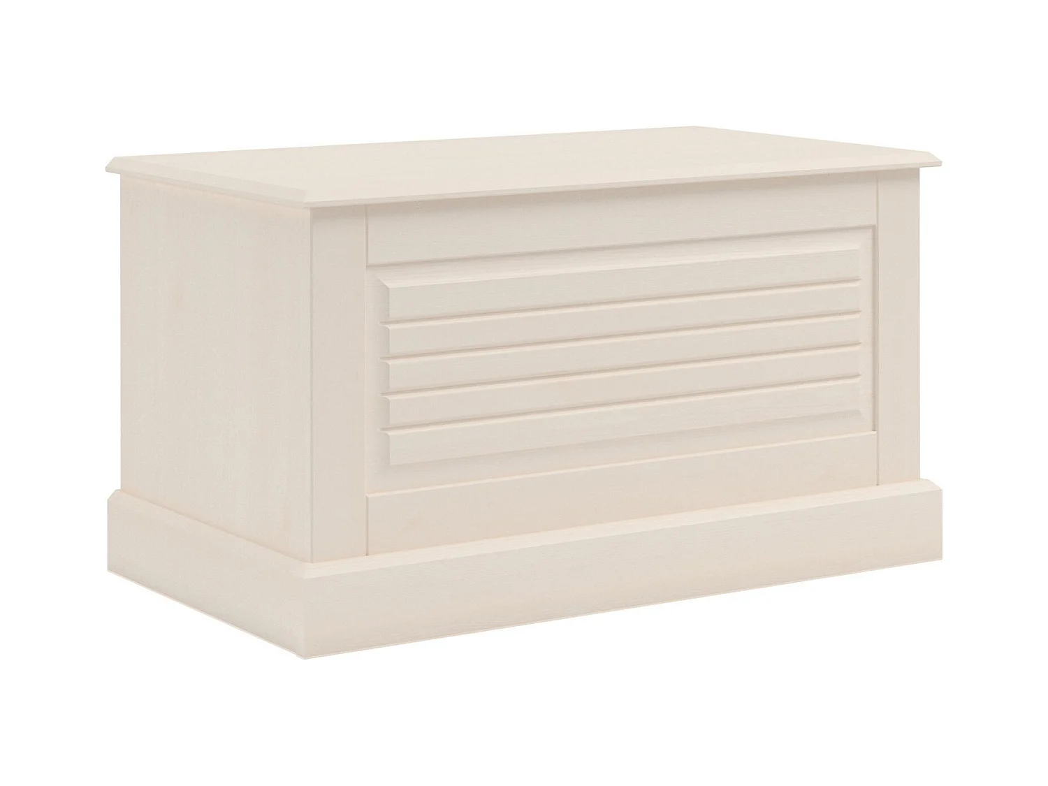 Mille | Maletero con puerta abatible en blanco pino