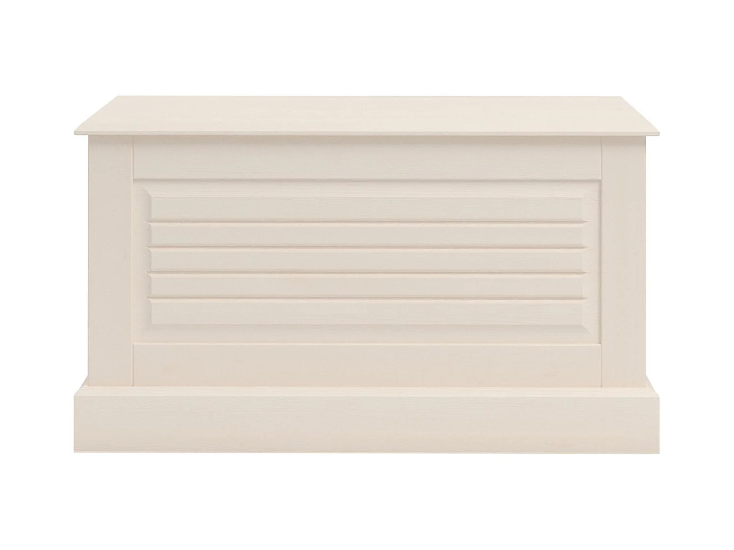 Mille | Maletero con puerta abatible en blanco pino