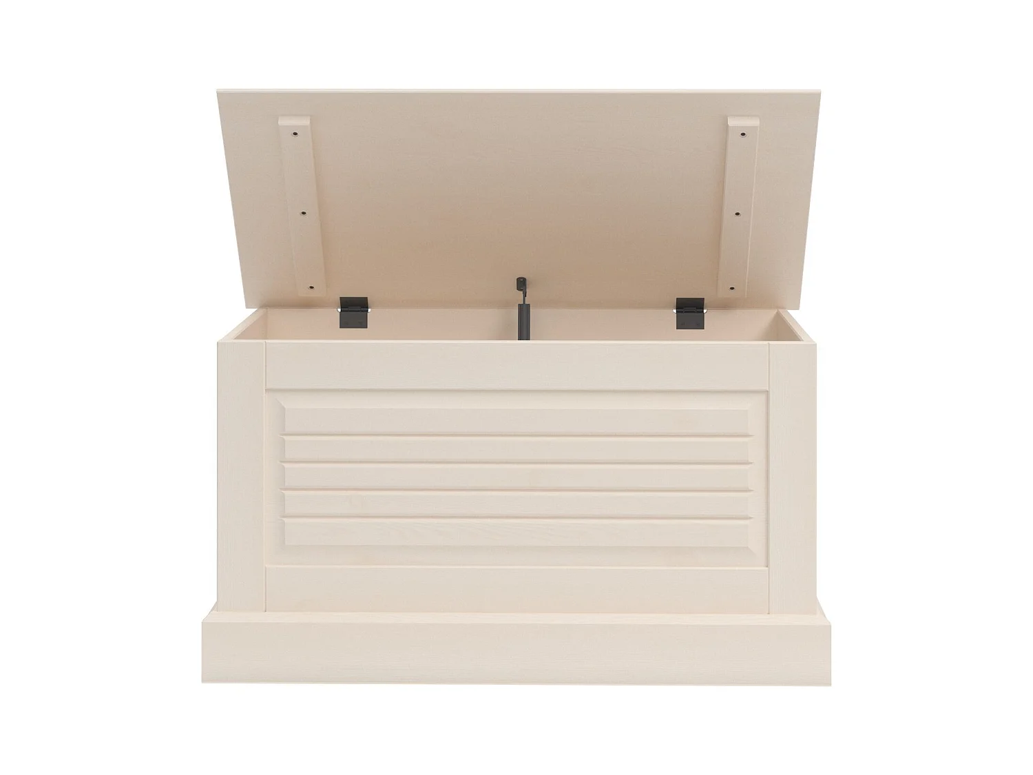 Mille | Maletero con puerta abatible en blanco pino