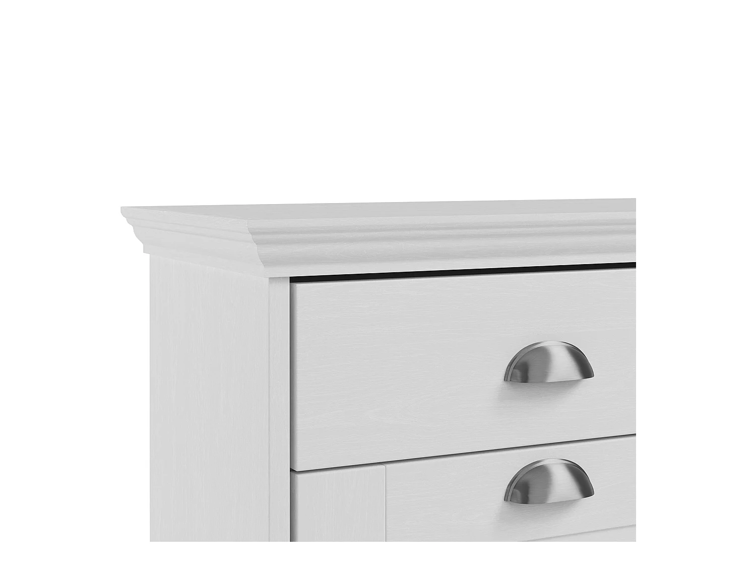 Motala | Schoenenopberger met 2 klepdeuren en 1 lade in dennenwit