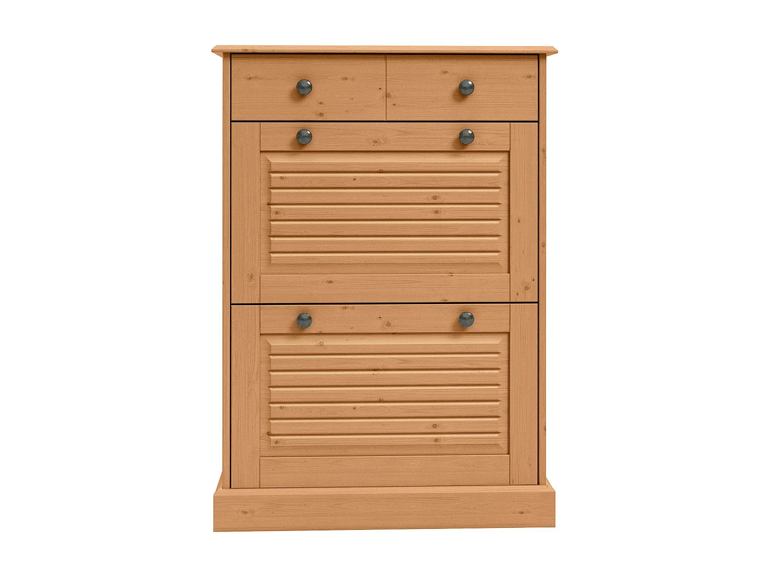 Mille | Zapatera con 2 puertas abatibles 1 cajón en naturaleza de pino