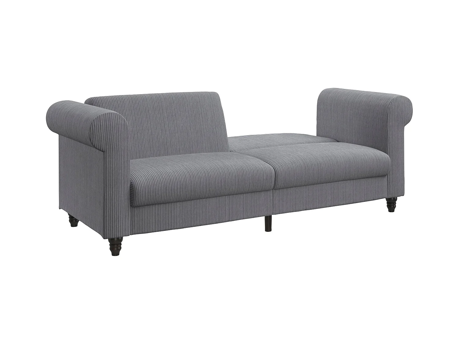 Félix II | Sofá cama de 3 plazas en tela gris